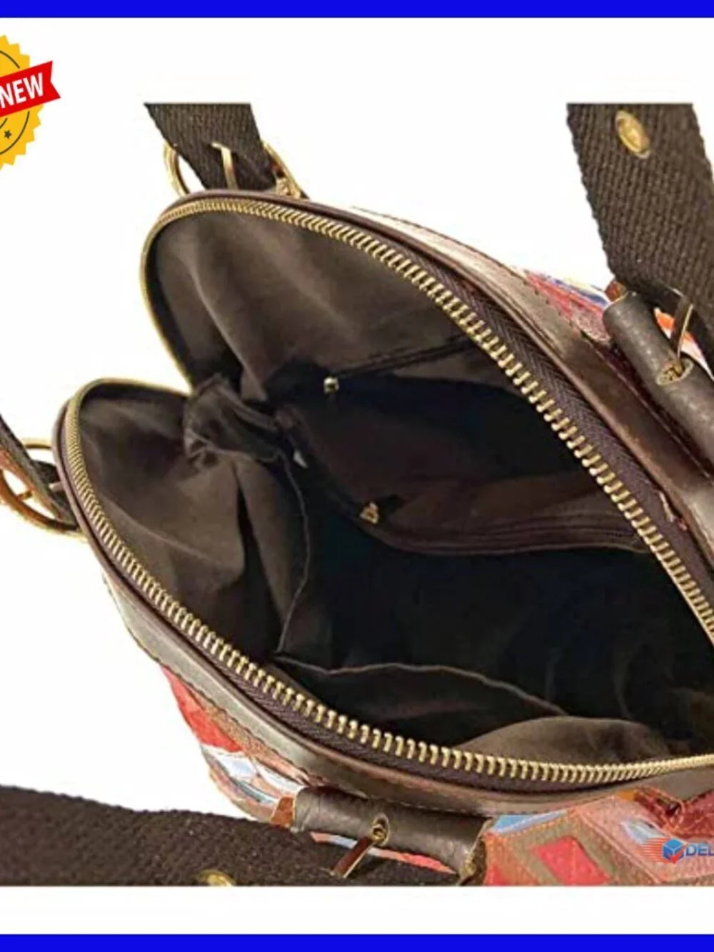 Genuine Leather Hobo Bag with 3D Flowers, Multi-Pocket Design, Adjustable Strap